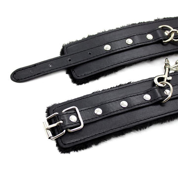 Esposas para Tobillos con Interior Acolchado 35 cm Negro - Kinkyloov