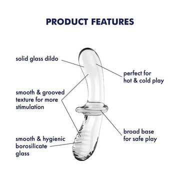Estimulador de Cristal Double Crystal Hot and Cold Transparente - Kinkyloov