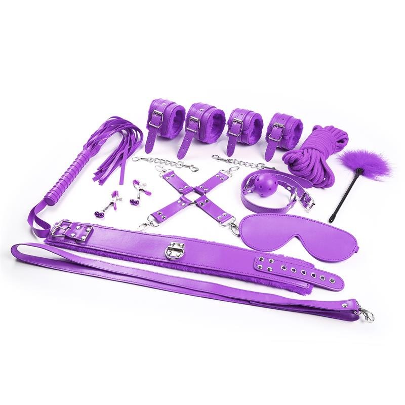 Set Bondage de 10 Piezas Púrpura