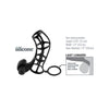 Fantasy X - tensions Jaula de Pene Deluxe Color Negro - Kinkyloov