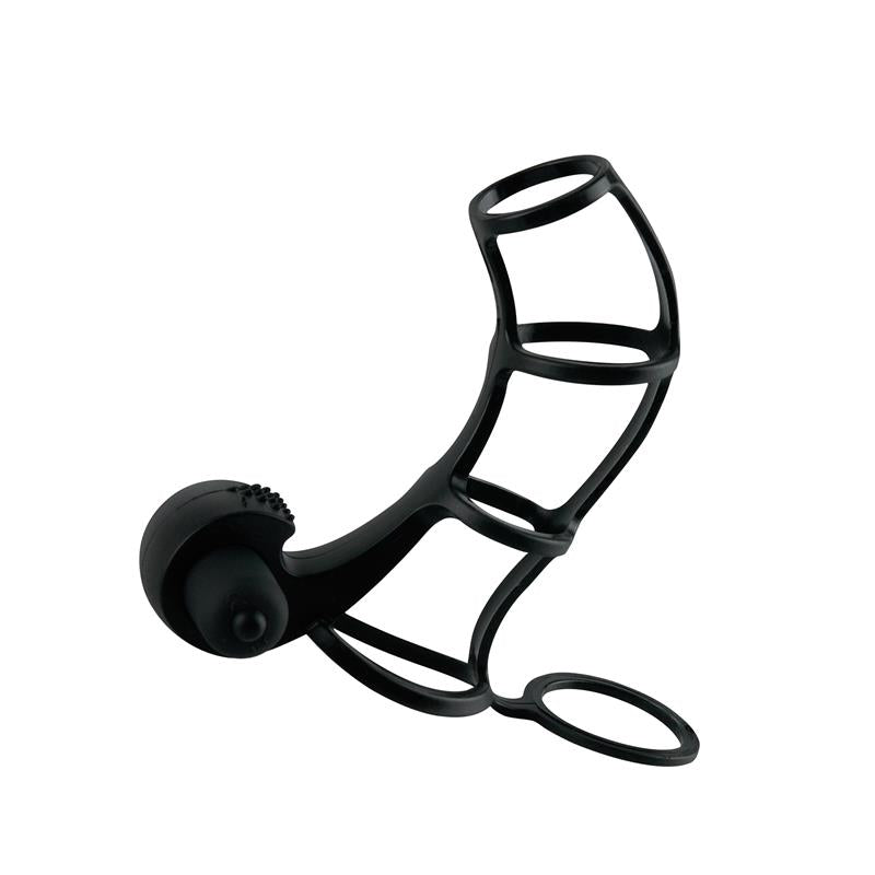 Fantasy X - tensions Jaula de Pene Deluxe Color Negro - Kinkyloov