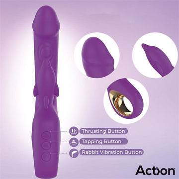 Fliper Vibrador con Thrusting y Doble Pulsación 3 Motores - Kinkyloov