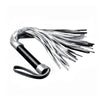 Flogger Cuero Sintético Plateado y Negro - Kinkyloov