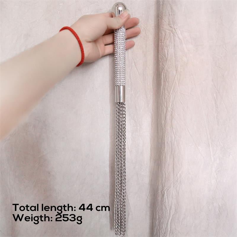 Flogger de Cadenas con Mango con Brillantes - Kinkyloov