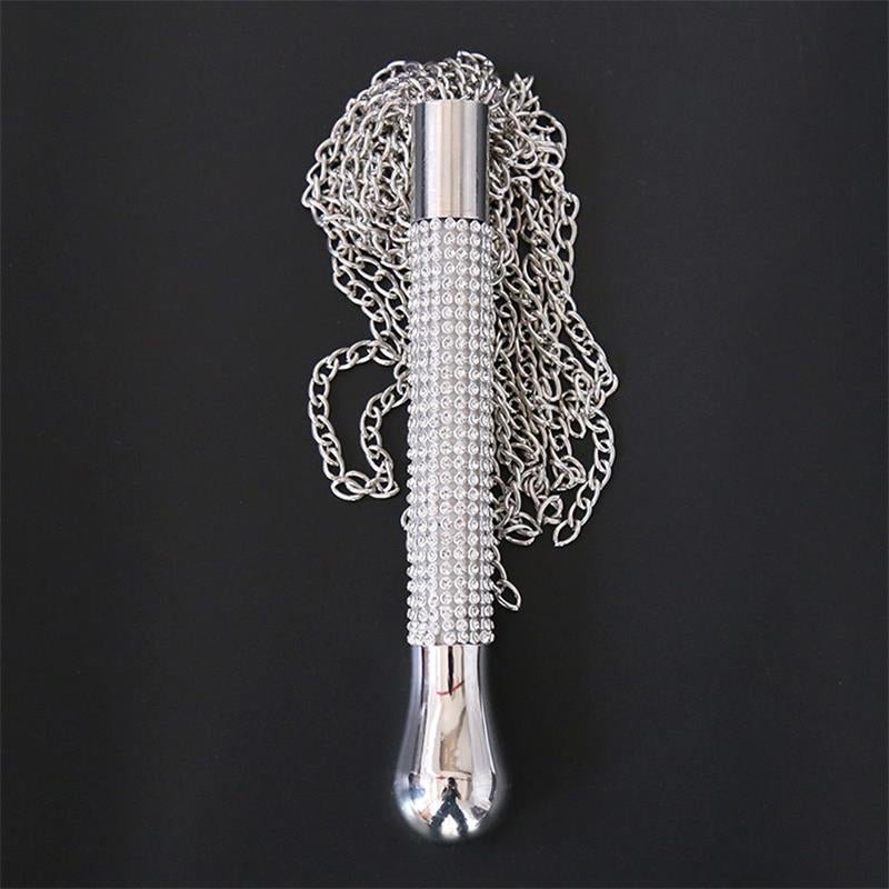 Flogger de Cadenas con Mango con Brillantes - Kinkyloov