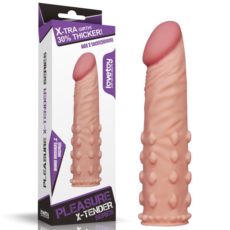 Funda para el Pene Add 2 Pleasure X Tender Natural