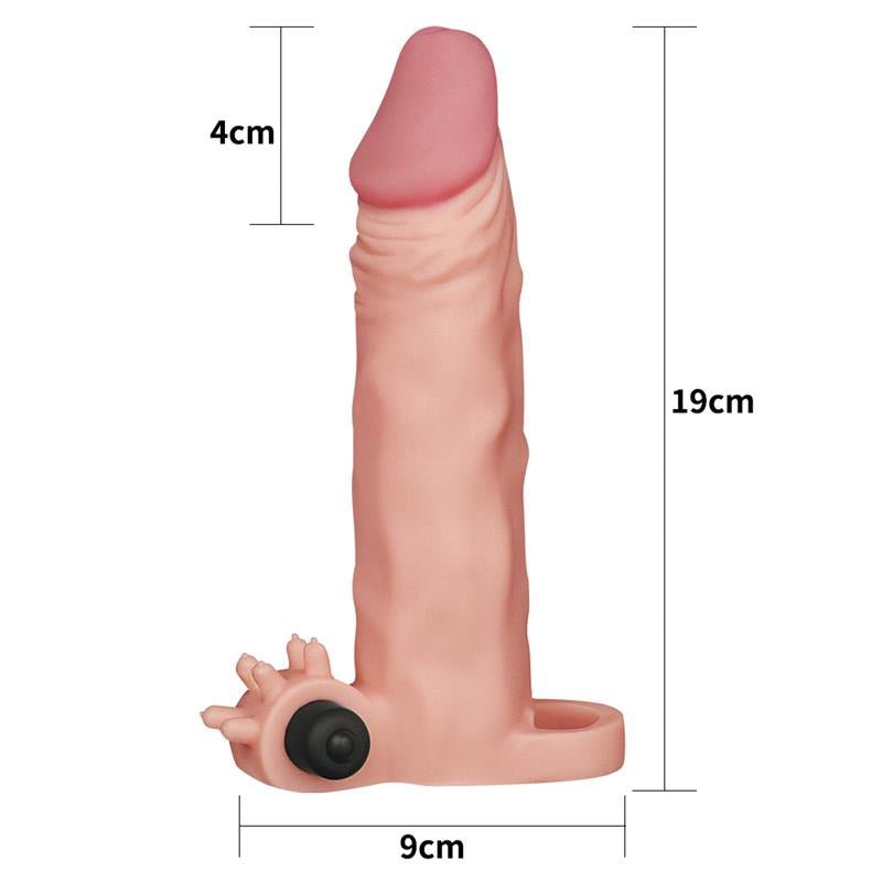 Funda para el Pene con Vibración Add 2 Pleasure X - Tender Natural - Kinkyloov