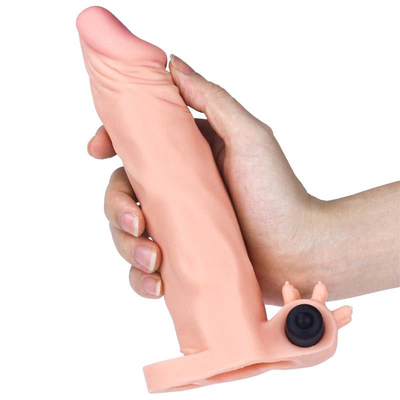 Funda para el Pene con Vibración Add 2 Pleasure X - Tender Natural - Kinkyloov