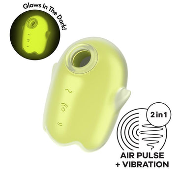 Glowing Ghost Succionador Brilla en la Oscuridad Amarillo - Kinkyloov