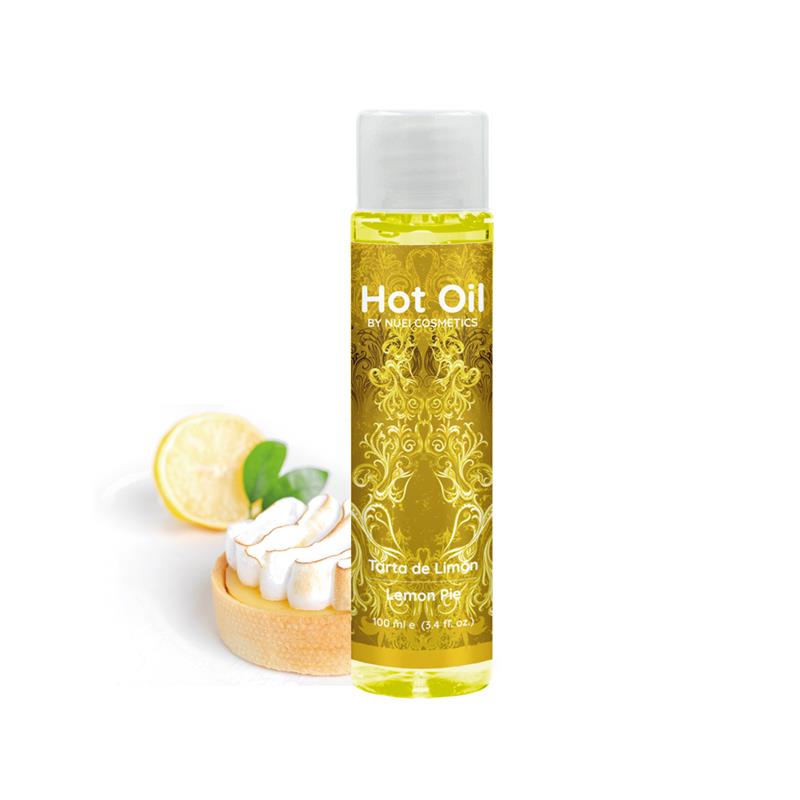 Hot Oil Aceite de Masaje Efecto Calor Tarta Limón 100 ml