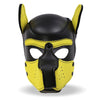 Hound Máscara de Perro Neopreno Hocico Extraíble Negro/Amarillo Talla Única