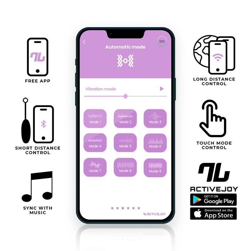 Huevo con APP Silicona Doble Capa Degradado - Kinkyloov