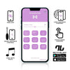 Huevo con APP Silicona Doble Capa Degradado - Kinkyloov