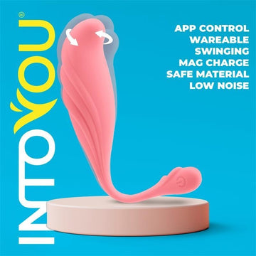 Huevo Vibrador con Movimiento Waving con APP USB - Kinkyloov