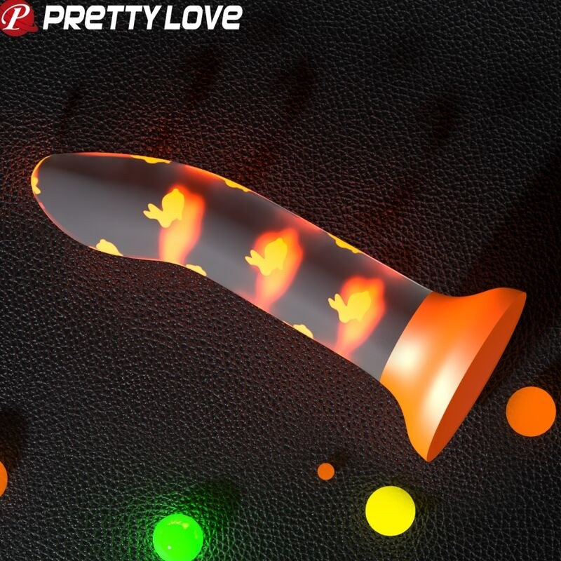 Magical Nighfall dildo luminoso naranja