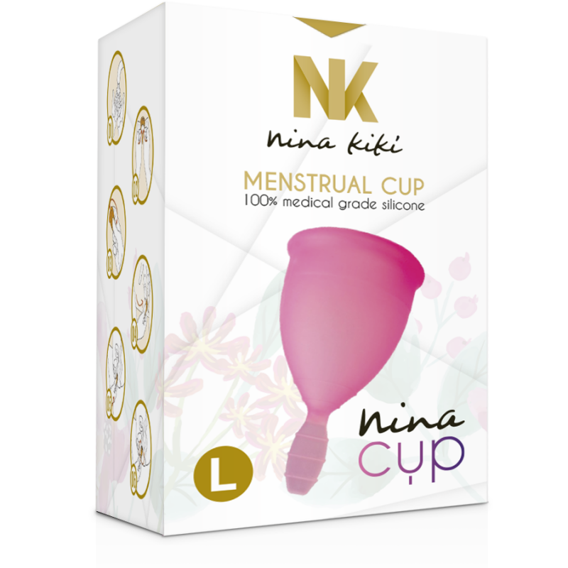 Copa Menstrual Talla L Rosa Nina Kikí