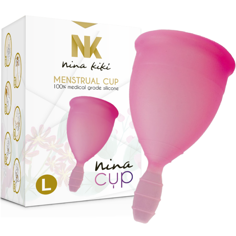 Copa Menstrual Talla L Rosa Nina Kikí