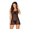 Joylace Babydoll Semi Transparente Negro