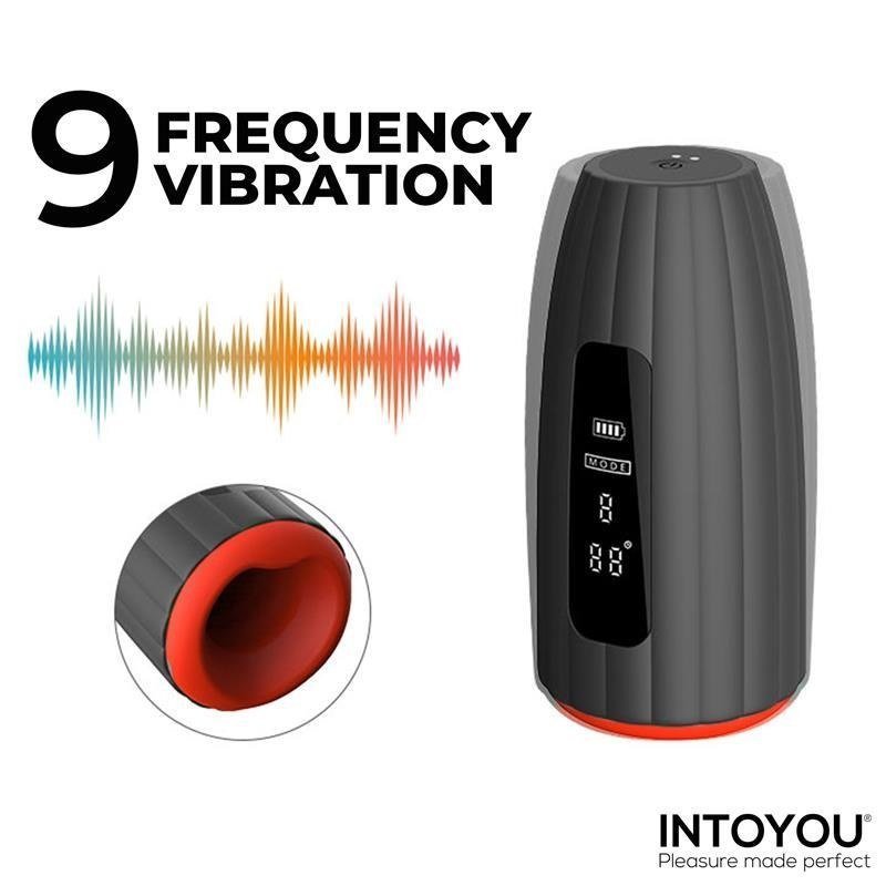 Karter Masturbador Avanzado con Vibración, Calor y Pantalla Digital - Kinkyloov