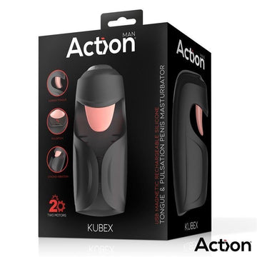 Kubex Masturbador con Lengua, Pulsación y Vibración - Kinkyloov