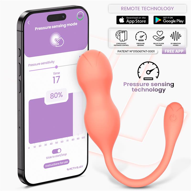 Kyra Entrenador de Suelo Pélvico con Sensor de Presión y APP - Kinkyloov