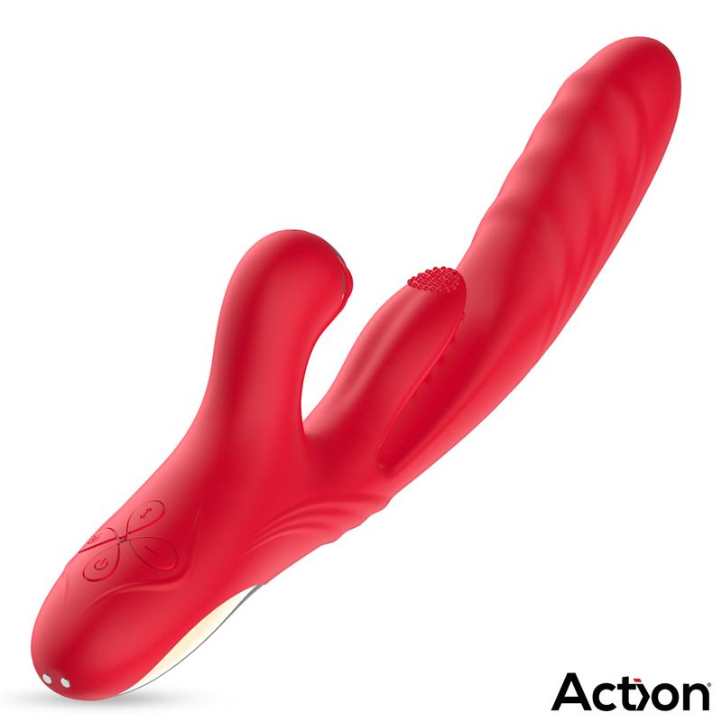 Limbe Vibrador con Lengua Flip-Flap, Bola Percutora y Up and Down