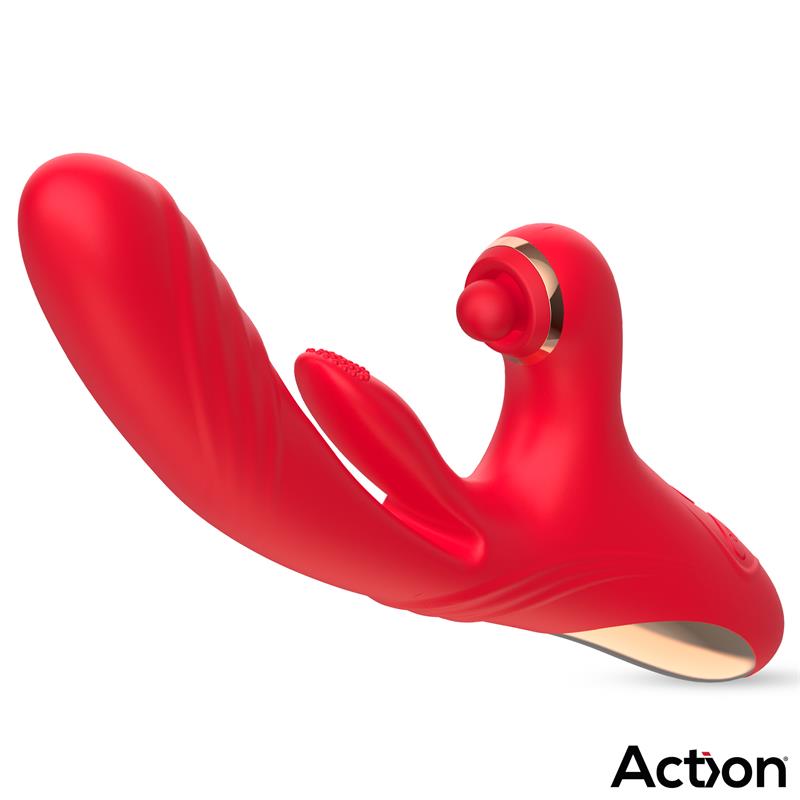 Limbe Vibrador con Lengua Flip-Flap, Bola Percutora y Up and Down