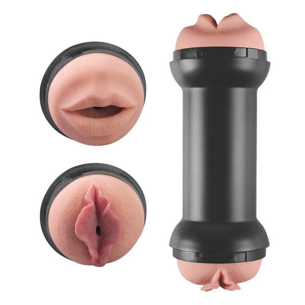 Masturbador Doble Training Master Vagina y Boca - Kinkyloov
