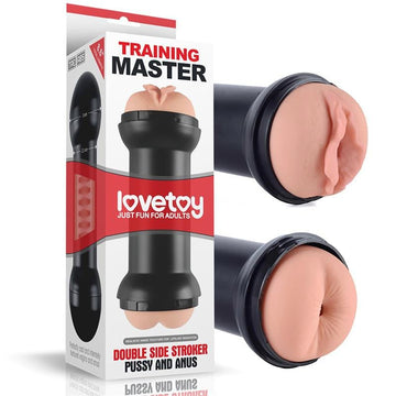 Masturbador Doble Training Vagina y Ano - Kinkyloov