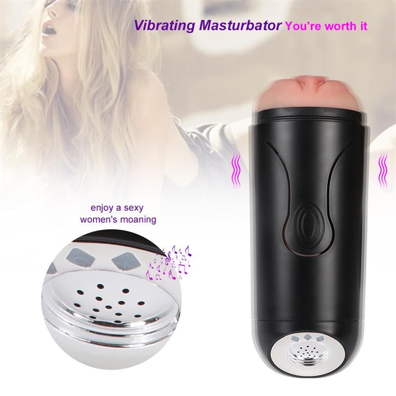 Masturbador Masculino Vagina con Gemidos Fanny - Kinkyloov
