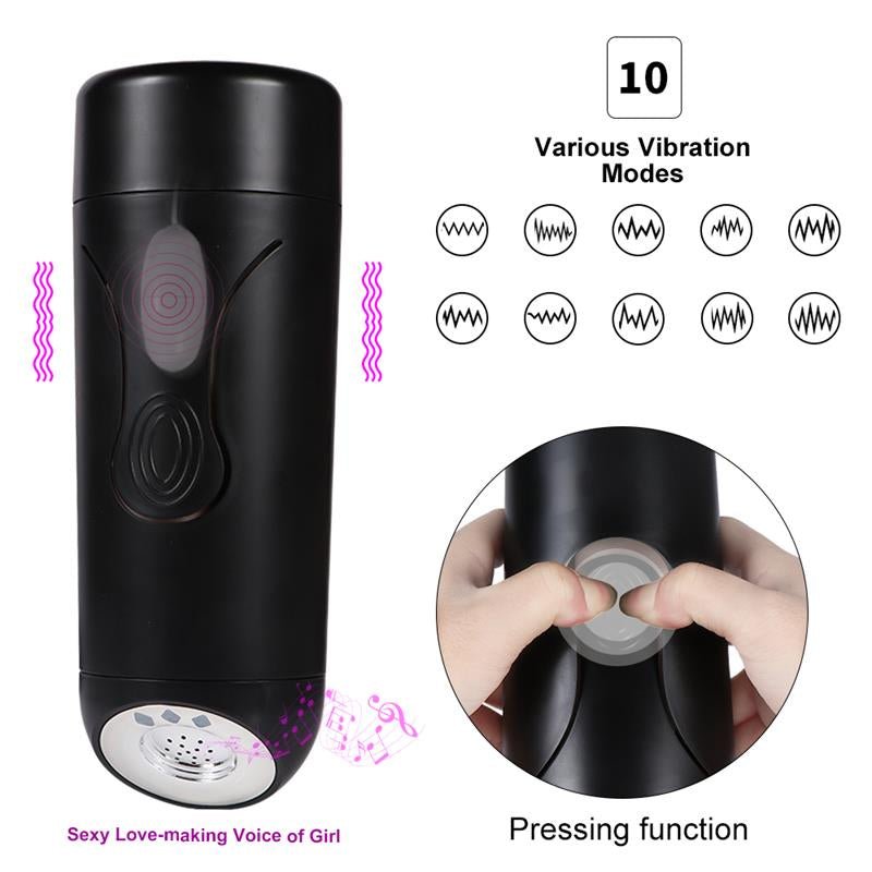 Masturbador Masculino Vagina con Gemidos Fanny - Kinkyloov