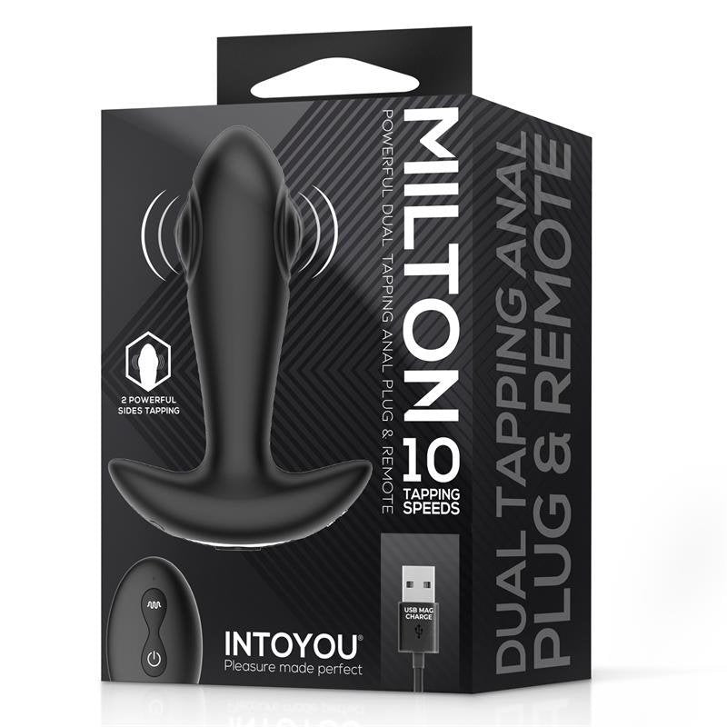 Milton Plug Anal con Doble Tapping y Control Remoto - Kinkyloov