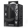 Milton Plug Anal con Doble Tapping y Control Remoto - Kinkyloov