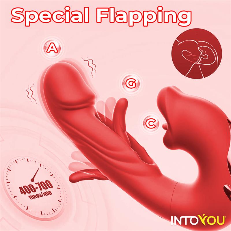 Mouty Vibrador con Función de Mordisqueo y Flipping con App