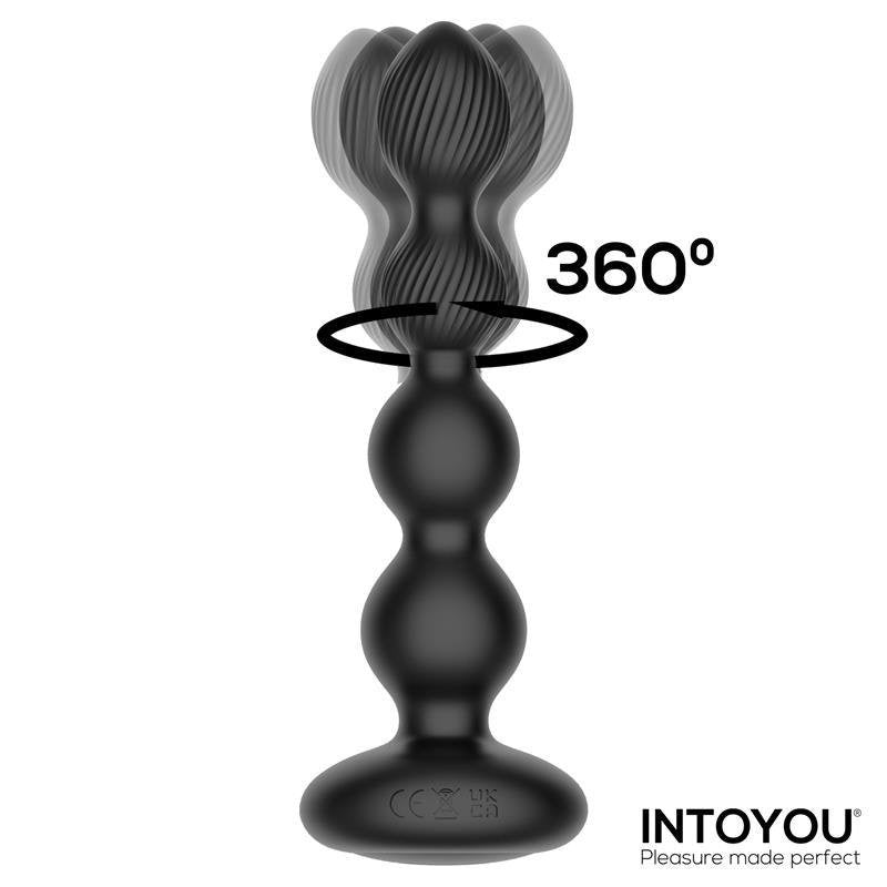 Mouve Plug Anal con Waving y Vibración con Control Remoto 2 Motores - Kinkyloov