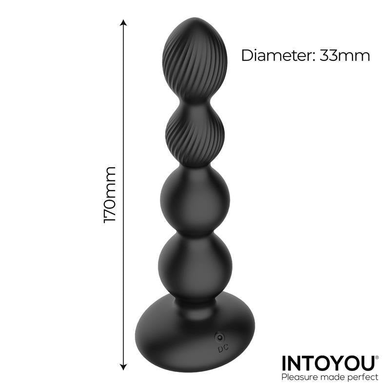 Mouve Plug Anal con Waving y Vibración con Control Remoto 2 Motores - Kinkyloov