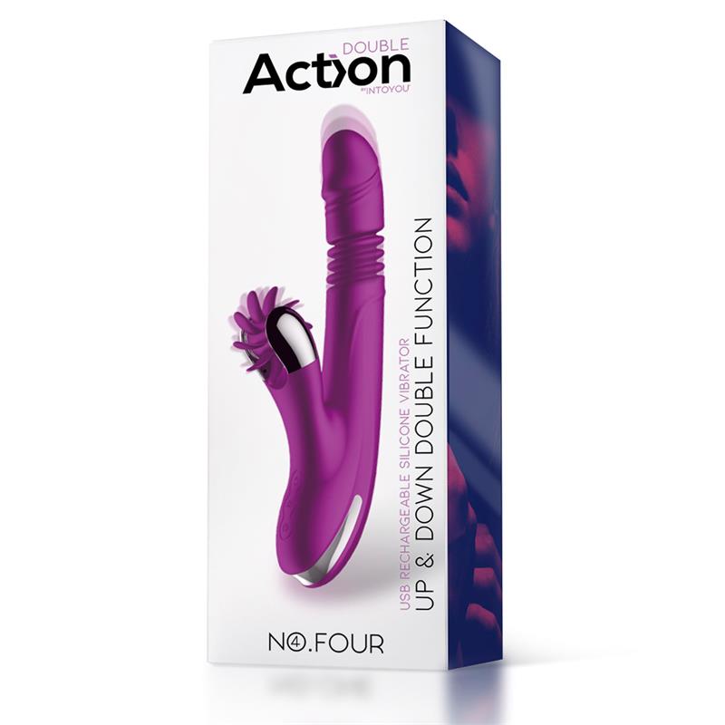 No. Four Vibrador Up and Down y Rueda Estimuladora