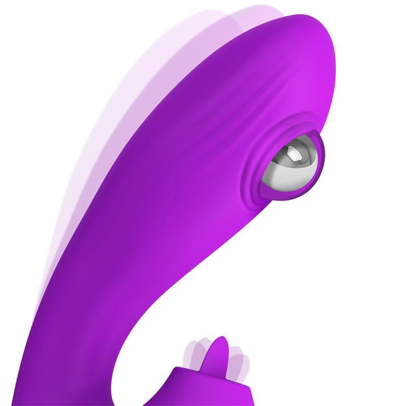 No. TwentyOne Vibrador con Bola Pulsante y Lengua Estimuladora - Kinkyloov