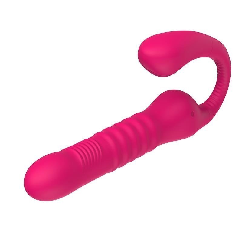 No. TwentyThree Vibrador Doble con Pulsación y Thrusting Flexible 180º - Kinkyloov