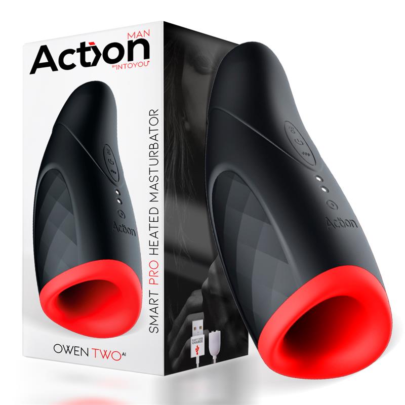 Owen Two Masturbador Presión Variable Smart Pro Función de Calor USB - Kinkyloov