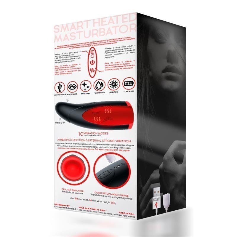 Owen Two Masturbador Presión Variable Smart Pro Función de Calor USB - Kinkyloov