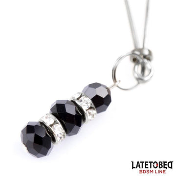 Pinzas para Pezones con Borlas de Cristal - Kinkyloov