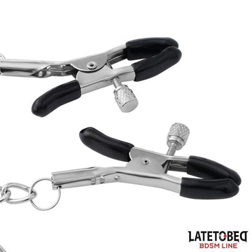 Pinzas para Pezones con Cadena - Slut - Kinkyloov