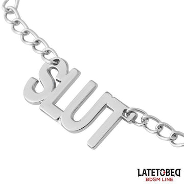 Pinzas para Pezones con Cadena - Slut - Kinkyloov