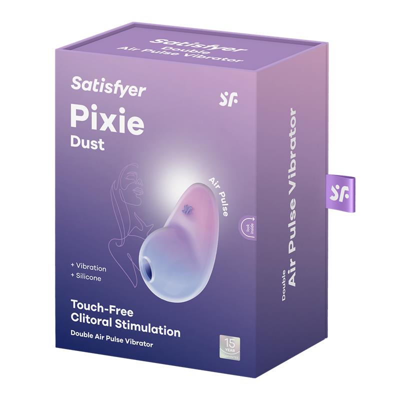 Pixie Dust Succionador de Clítoris con Vibración Violeta/Rosa