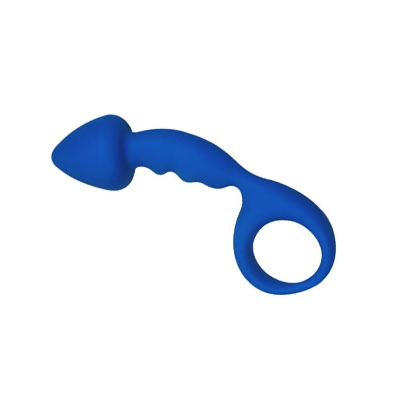 Plug Anal Budy Azul Silicona 13 cm - Kinkyloov