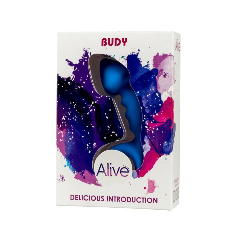 Plug Anal Budy Azul Silicona 13 cm - Kinkyloov