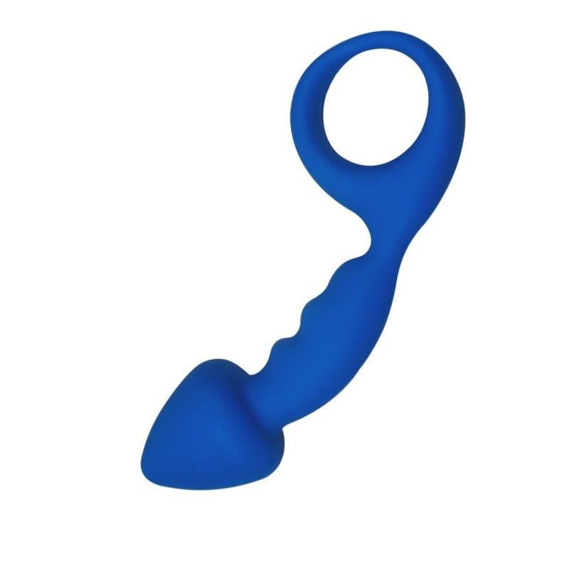 Plug Anal Budy Azul Silicona 13 cm - Kinkyloov