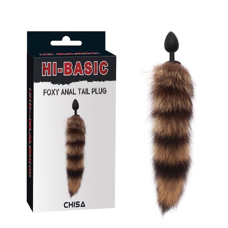 Plug Anal con Cola de Pelo Foxy Anal Tail Plug - Kinkyloov