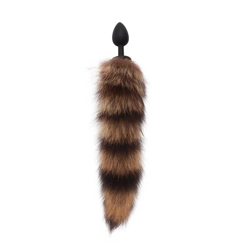 Plug Anal con Cola de Pelo Foxy Anal Tail Plug - Kinkyloov